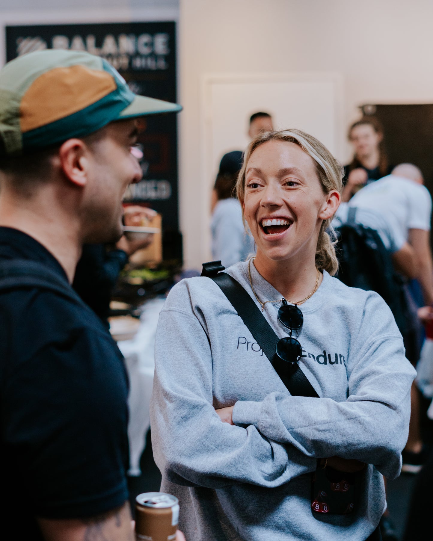 Project Endure Crew Neck Sweatshirt // heather gray