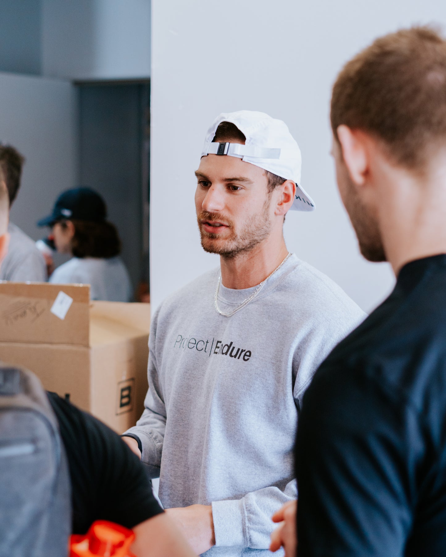 Project Endure Crew Neck Sweatshirt // heather gray