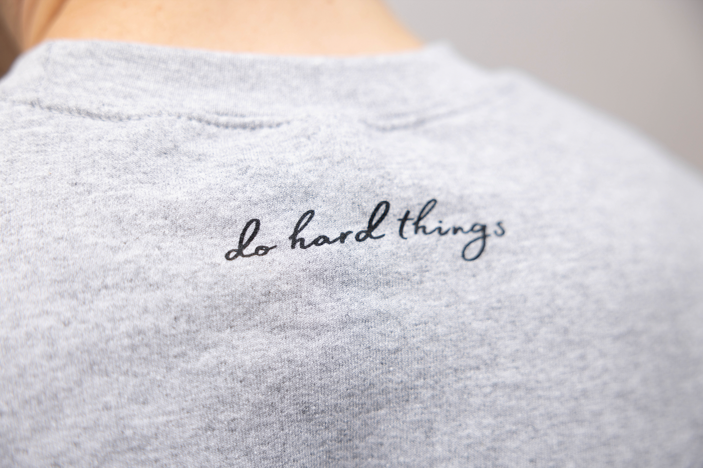 Project Endure Crew Neck Sweatshirt // heather gray