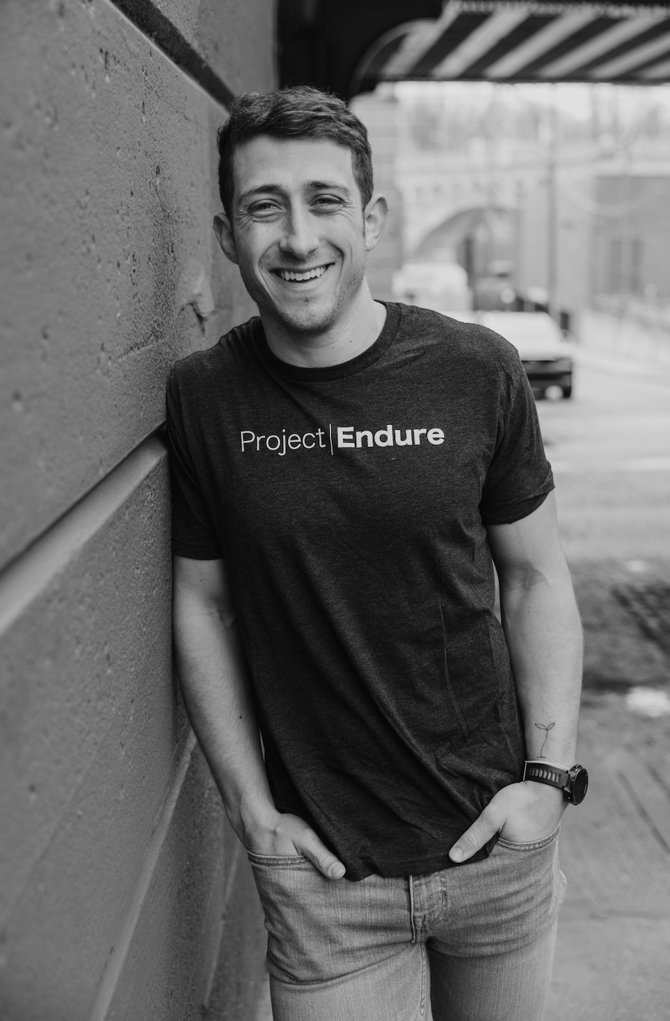 Project Endure Shirt // vintage black