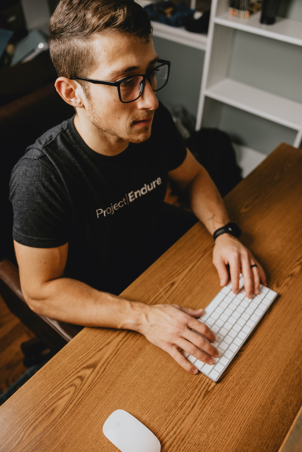 Project Endure Shirt // vintage black