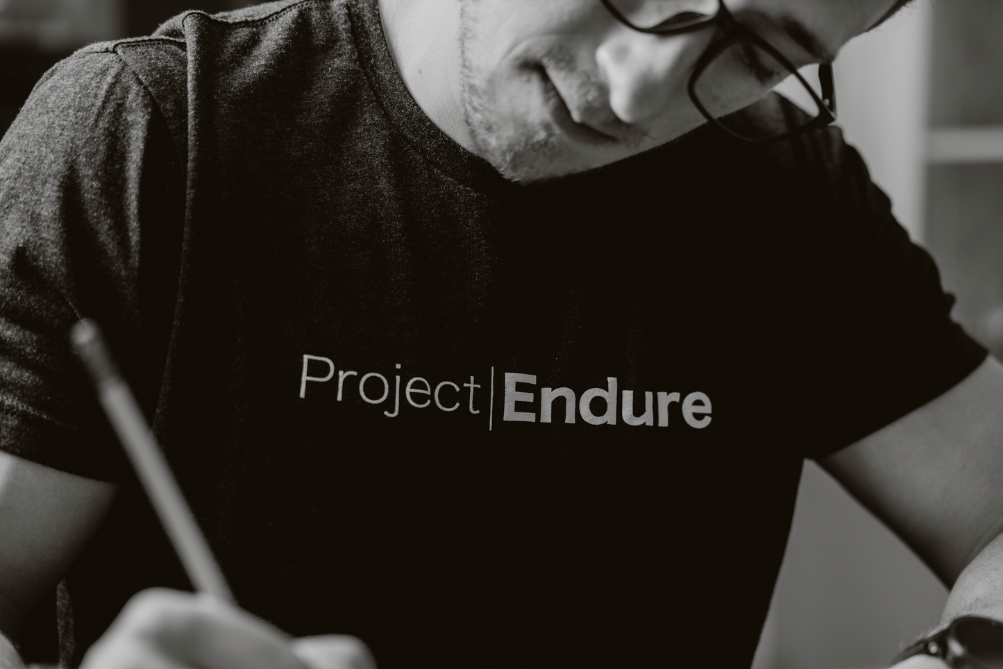 Project Endure Shirt // vintage black
