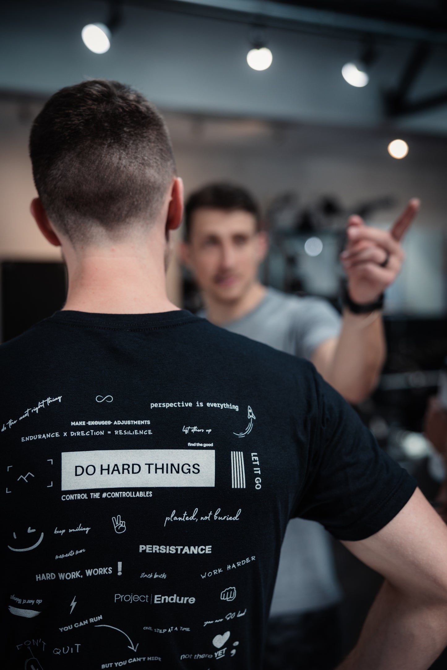 Project Endure Shirt // black (mural design)