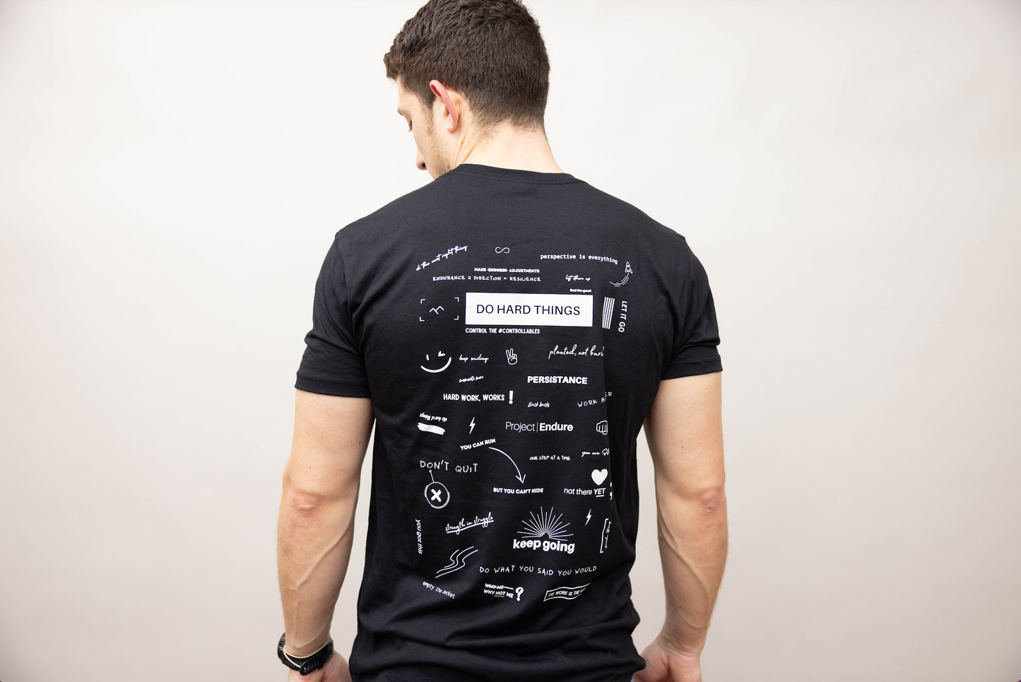 Project Endure Shirt // black (mural design)