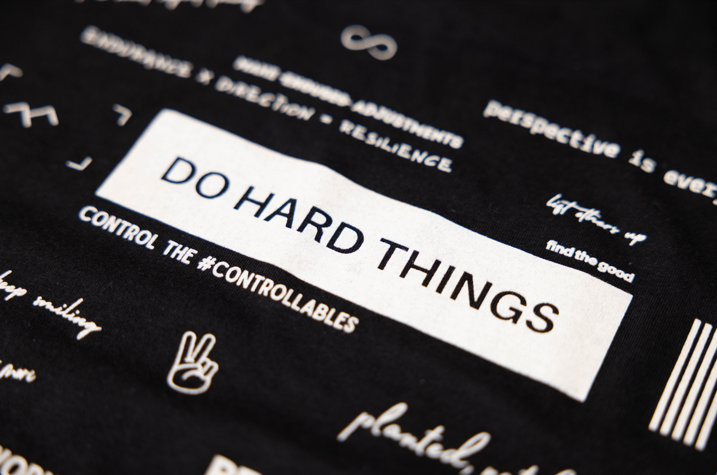 Project Endure Shirt // black (mural design)